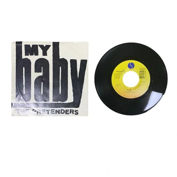 Vintage The Pretenders: My Baby 7” Single Vinyl - Picture 5 of 8